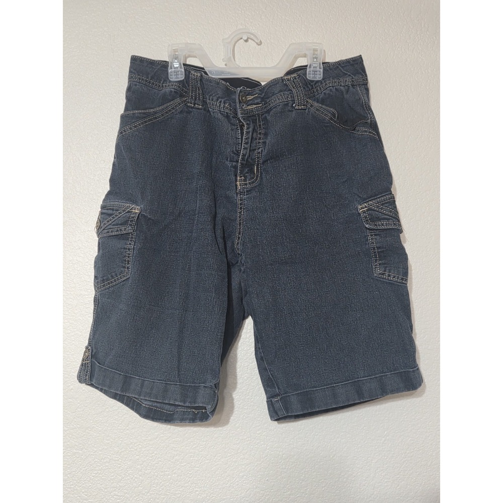 Cato Denim Cargo Shorts Women Size 18W Perfect Baggy Boyfriend Dad Shorts